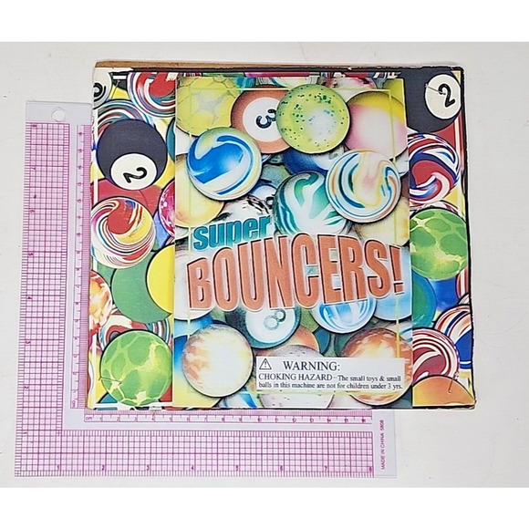 Vintage Vending Display Board Super Bouncers! 0362 - Picture 1 of 2